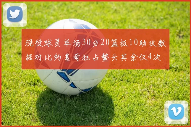 现役球员单场30分20篮板10助攻数据对比约基奇独占鳌头其余仅4次