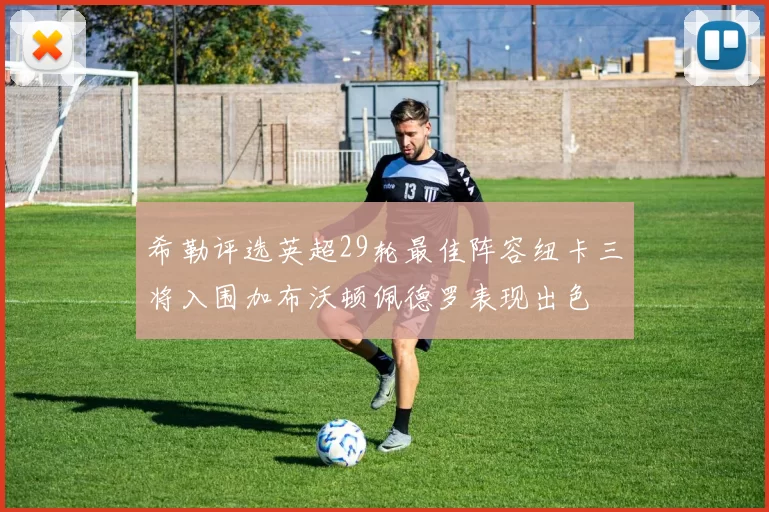 希勒评选英超29轮最佳阵容纽卡三将入围加布沃顿佩德罗表现出色